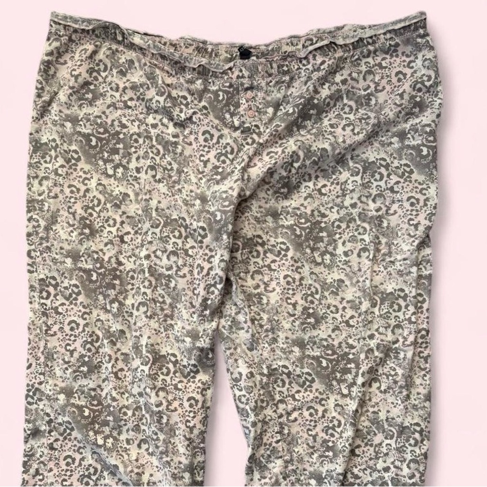 Pink & Grey Leopard Pants